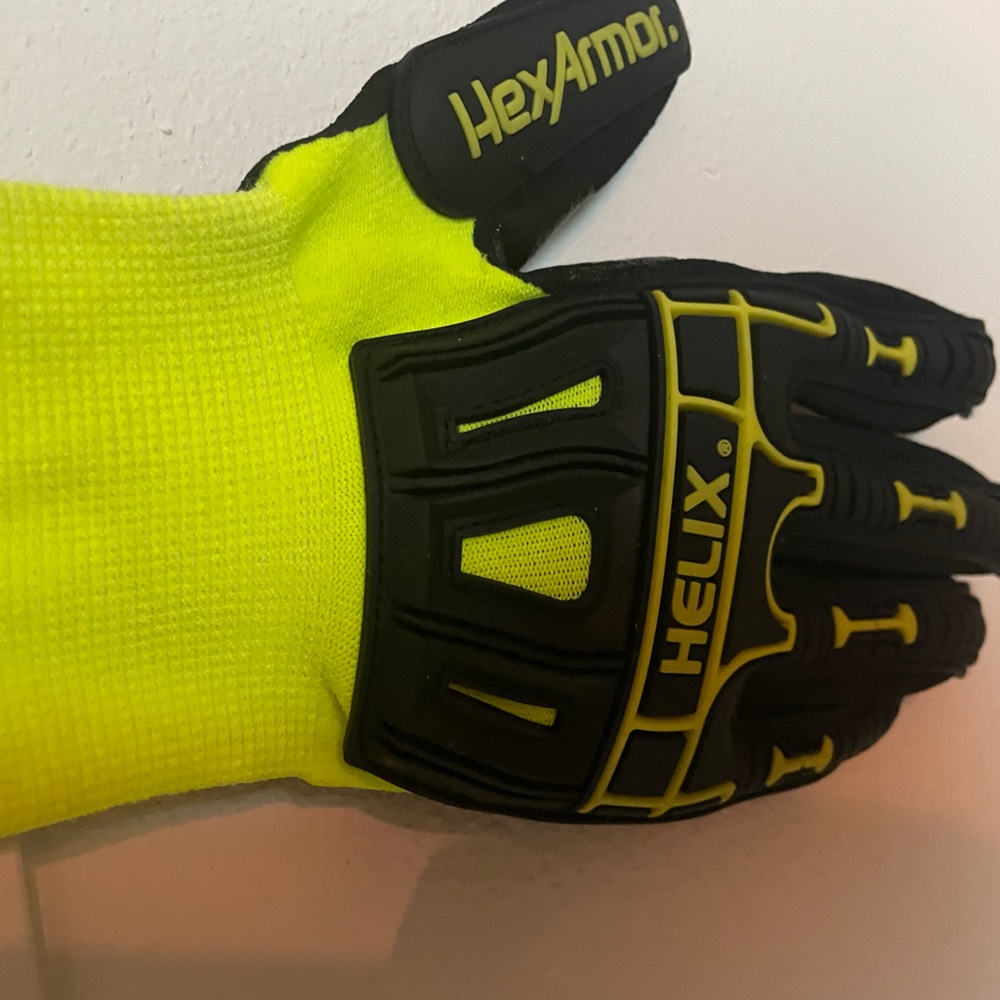 HexArmour astrobrite work gloves…safety first!